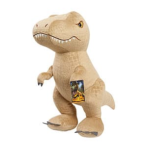 16" Just Play Jurassic World Dominion Jumbo Tyrannosaurus Rex Plush $5