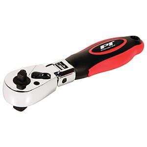 Performance Tool 1/4" & 3/8" Dual Drive Flex Head Stubby Ratchet (W9116) $11.70