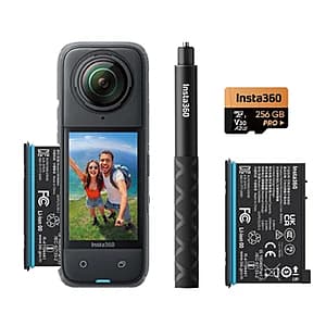 Costco Members: Insta360 X4 8K 360° Action Camera Adventure Bundle $300 + Free Shipping