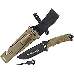 StatGear 10" Surviv-All Fixed-Blade Bowie Knife w/ Sheath $20