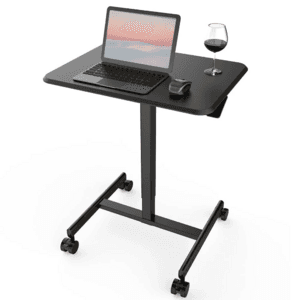 25.7" x 19" EDX Small Adjustable Mobile Standing Desk w/ Rolling Wheels(Various) $40 + Free Shipping