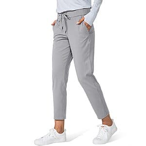 G Gradual Women's 7/8 Ankle Casual Deep Pocket Athletic Pants (Various) $14.70