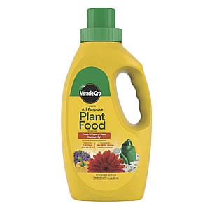 32-Oz. Miracle-Gro Liquid All Purpose Plant Food $8