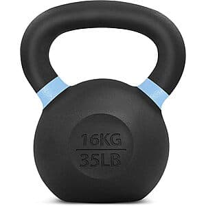Prime Members: 35-Lb Yes4All Cast Iron Kettlebell Weight $28.60 + Free Shipping