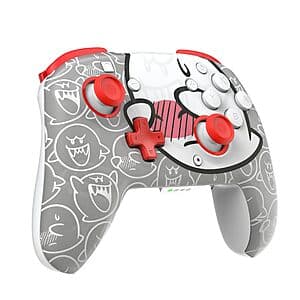 PDP Gaming REMATCH GLOW Wireless Nintendo Switch Pro Controller (Boo Hoo) $31