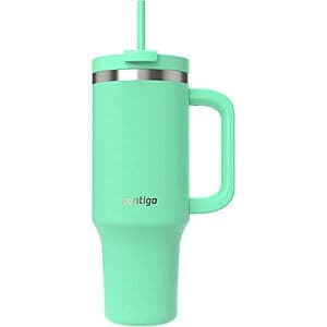 Select Accounts: 40-Oz Contigo Streeterville Insulated Tumbler w/ Straw (Reef) $9.65