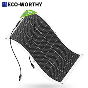 ECO-WORTHY 130W Portable Flexible Solar Panel from $56 + Free Shipping