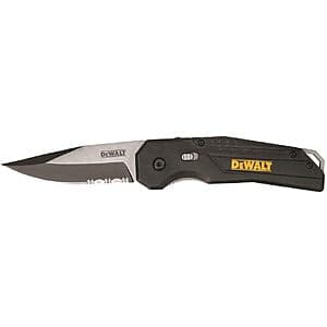 DEWALT Spring Assist Opening Pocket Knife w/ 3.19" Blade $9.95