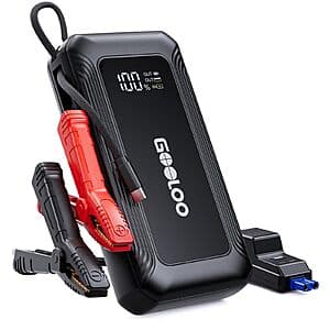 GOOLOO G7 3000A 12V Supersafe Jump Starter w/ Built-In 45W USB-C Cable $31.50 + Free S&H