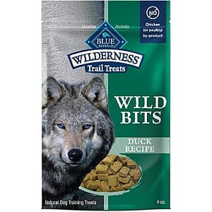 Select Amazon Accts: 4oz. Blue Buffalo Wilderness Wild Dog Treats (Duck/Chicken) $3 w/ S&S