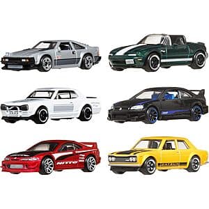 Select Locations: 6-Pk Hot Wheels 1:64 Scale Die-Cast Toy Cars (Japanese Vehicles) $8.80