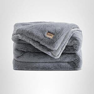 50" x 70" UGG Euphoria Plush Reversible Faux Fur Throw Blanket (Chambray) $57.40 + Free Shipping
