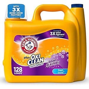 166.5-Oz Arm & Hammer Plus OxiClean Odor Blasters Laundry Detergent (Fresh Burst) 2 for $21 w/ Subscribe & Save & More