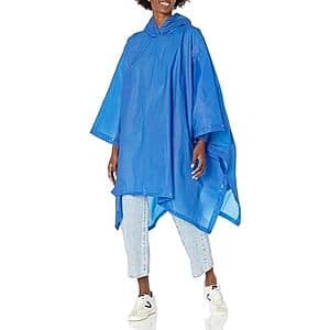 totes Adult's Rain Poncho (Royal) $3.20