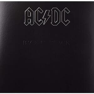 AC/DC "Back in Black" (180g Remastered Vinyl LP) + MP3 Album $17.60