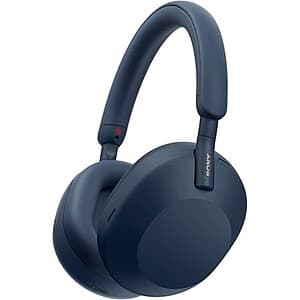 Refurbished: Sony WH1000XM5 Wireless Noise Canceling Headphones (Blue) $147.25 or Less + Free Shipping