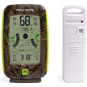 AcuRite Sportsman’s Weather Station w/ Hunting & Fishing Activity Meter (Camo) $22.90