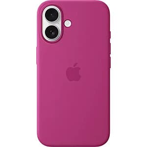 Apple iPhone 16/16+/16 Pro Max Silicone Cases w/ MagSafe (select colors) $5 + Free S&H