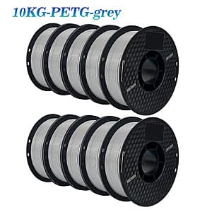 10-Pack 1kg Kingroon 1.75mm 3D Printer Filament (Various): PLA $66.75, PETG from $60.75 + Free Shipping