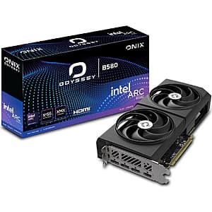 Onix Odyssey Arc B580 12GB GDDR6 PCIe 4.0x x8 Graphics Card $230 + $10 S/H