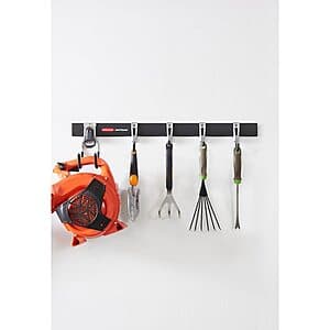 6-Pc 32" Rubbermaid FastTrack Garage Steel Storage Rail System (Black/Silver) $20 + Free S&H