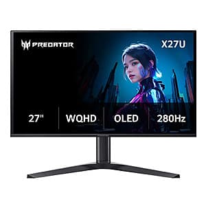 Costco Members: 27" Acer Predator X27U 1440p 240Hz OLED FreeSync Premium Monitor $380 + Free Shipping