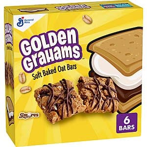 6-Count Golden Grahams S'mores Soft Baked Oat Bars $1.25 w/ Subscribe & Save