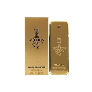 3.4-Oz Paco Rabanne 1 Million Men's EDT Fragrance $45 + Free S&H