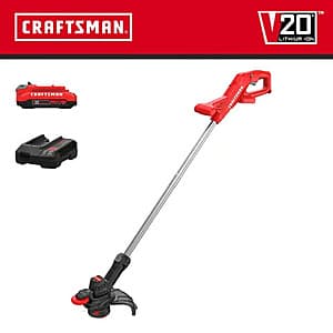 10" Craftsman 20V Cordless String Trimmer w/ 2.0Ah Battery & Charger $49 + Free Pickup