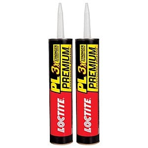 2-Pack 10-Oz Loctite PL Premium Polyurethane Construction Adhesive $6.50 + Free Shipping