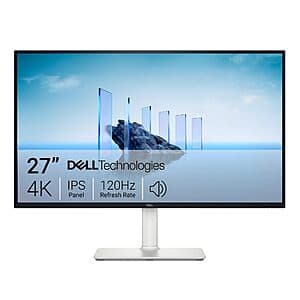 27" Dell 27 Plus S2725QS 4K 120Hz IPS FreeSync Monitor w/ Speakers (Ash White) $230 + Free Shipping