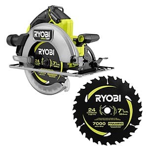 RYOBI ONE+ HP 18V Brushless 7-1/4" Circular Saw (Tool Only) w/ 24T Carbide Blade $79 + Free Shipping