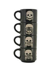Select Areas: 4-Count 4oz Way To Celebrate Halloween Espresso Stack Mugs $2.50