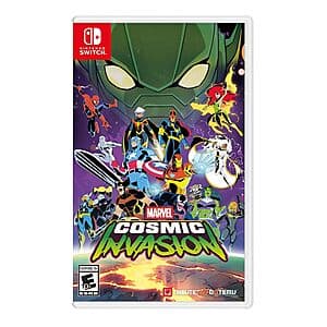 Marvel Cosmic Invasion video game case for Nintendo Switch.