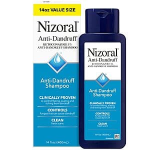 14-Oz Nizoral Anti-Dandruff Shampoo w/ 1% Ketoconazole + $10 Amazon Credit $25.65 w/ S&S