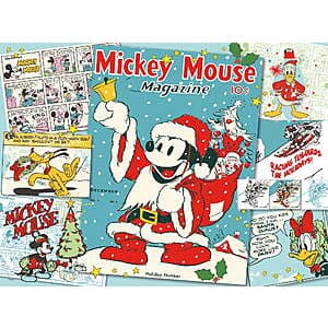 1000-Pc Buffalo Games Silver Select Santa Mickey Retro Reimagined Jigsaw Puzzle $5.50