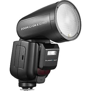 Flashpoint Zoom Li-on X PRO R2 TTL On-Camera Speedlight Flash (Godox V1 Pro) $190 + Free Shipping