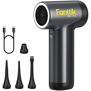 Fanttik B10 Pro Electric Air Duster w/ 110,000 RPM Brushless Motor (Grey) $34