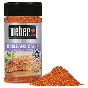 5-Oz Weber N'Orleans Cajun Seasoning $3 w/ Subscribe & Save