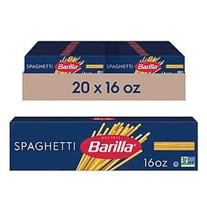 20-Pack 16-Oz Barilla Pasta (Spaghetti) $15.60 w/ Subscribe & Save