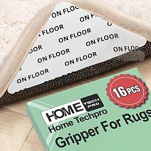 16-Piece Home Techpro Rug Pads Grippers $5.70
