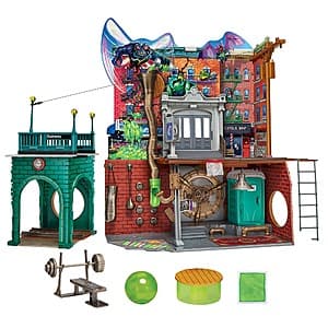 Teenage Mutant Ninja Turtles Mutant Mayhem Sewer Lair Action Figure Playset $15