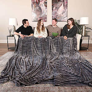 Costco Members: 10' x 9' Life Comfort Family Blanket (Various Colors) $10 + Free Shipping