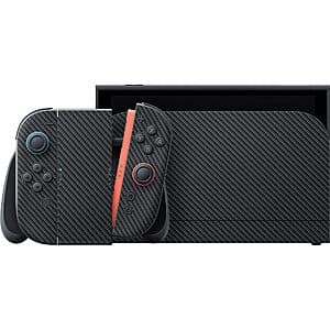 Razer Console Skin Wrap for Nintendo Switch 2 (Carbon Fiber) $10.15
