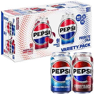 Sam's Club Members: 18-Pk 12-Oz Pepsi Prebiotic Soda (variety pack) $6 + Free Pickup