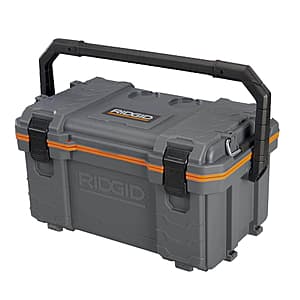 27-Quart Ridgid Cold Box (Gray) $48 + Free Shipping