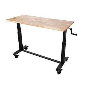 48" WorkPro Rolling Adjustable Height Heavy Duty Steel Frame Workbench $89.10 + Free S&H