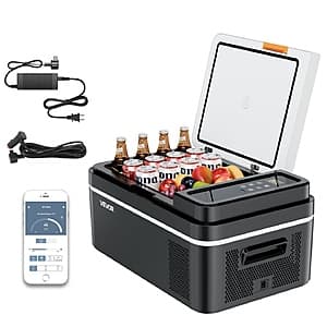 21-Qt VEVOR Portable Car Refrigerator w/ App Control $99.90 + Free S&H