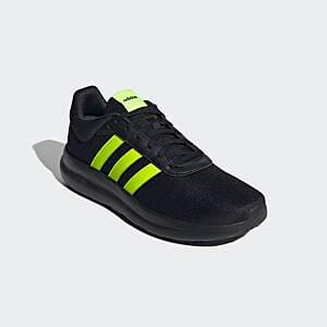 adidas Men's Lite Racer 4.0 Shoes (Core Black / Lucid Lemon) $20 + Free S&H