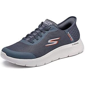 Skechers Men's Hands Free Slip-ins Go Walk Flex-Hands Up Sneaker (Grey) $35